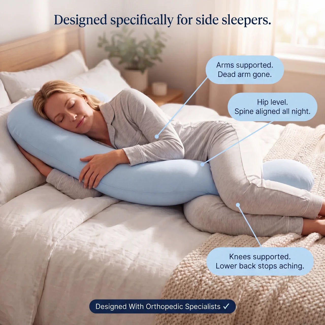 The Risely BodyAlign Pillow Risely